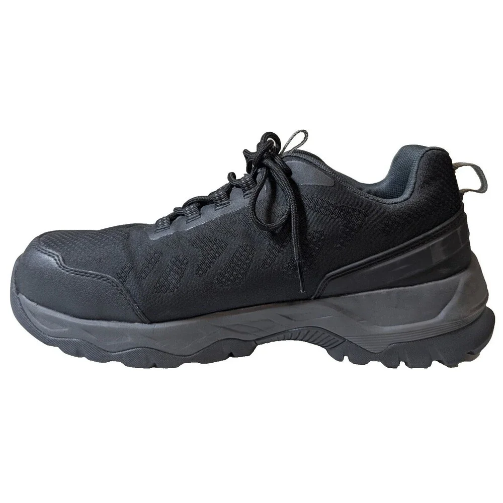Hytest Powerhaul Low K21720 Men's 13M Black Safety Toe Work Shoes Slip Resistant